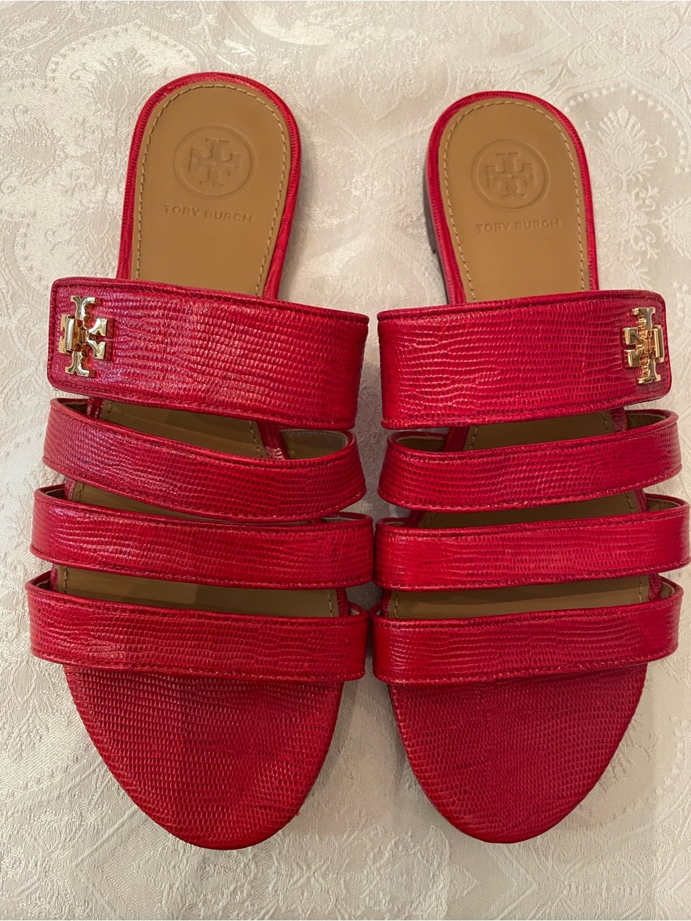 Tory Burch Kira Multi-Band Slide Sandals